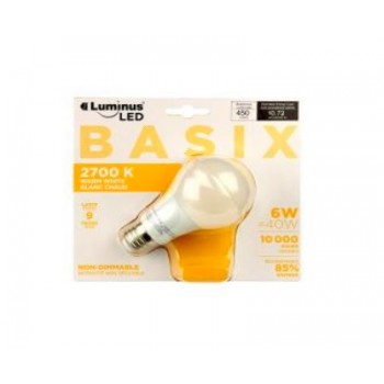 Luminus LED Basix 6 Watt A19 2700K Daylight