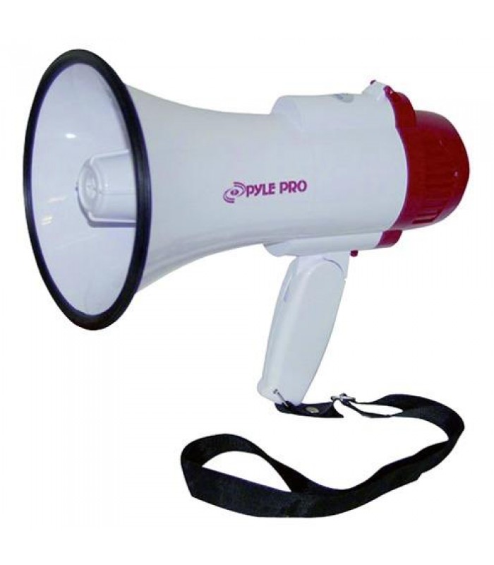 Pyle PMP35R Professional Megaphone / Mégaphone avec sirène