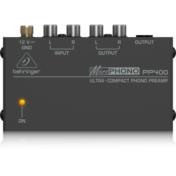 Behringer MICROPHONO PP400 Ultra-Compact Phono Préampli