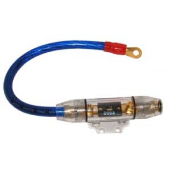 Power Pro Audio Inline fuse holder 0 AWG for ANL fuse - 250A fuse Included
