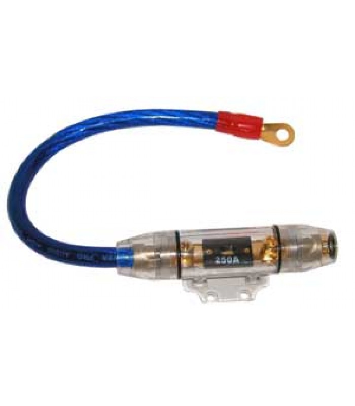 Support à fusible 0 AWG pour fusible ANL avec fusible de 250A Incluse de Power Pro Audio