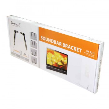 Brateck Support mural universel de barre de son - 15 Kg