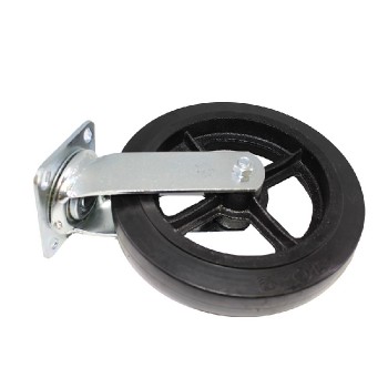 Roulette pivotante en caoucthouc- 250 mm