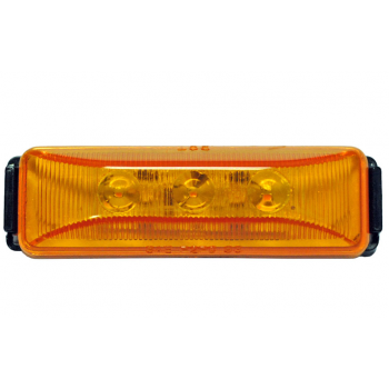 Marqueur DEL de 1,25 X 3,75 po - Ambre