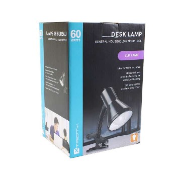 Xtricity Gooseneck Desk Lamp with Clip - White