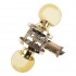 Tough Guard Door Lock Knob Passage Polish Brass