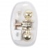 Tough Guard Door Lock Knob Passage Polish Brass