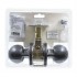 Tough Guard Door Lock Passage Knob Black