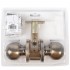 Tough Guard Door Lock Knob Privacy Antique Brass Finish