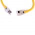 FlexiCord Extension Cord Outdoor SJTW 14/3 Lighted Single Tap Yellow - 50 ft