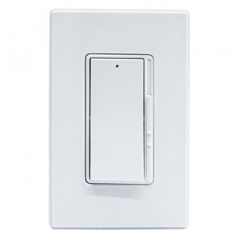 Lightway Universal 3-Way Dimmer with Screwless Wall Plate White