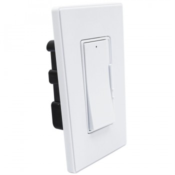Lightway Universal 3-Way Dimmer with Screwless Wall Plate White