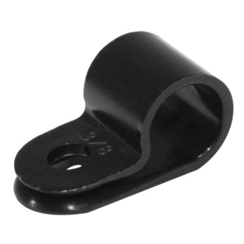 AddTools Attache pour câble - 3/8 po. - Type R - Noir - Paquet de 100