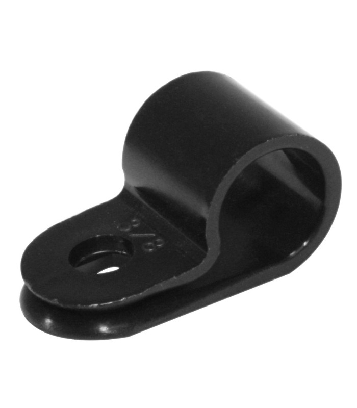 AddTools Cable Clamp - 3/8 in. - Type R - Black - Pack of 100