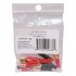 PureVolt Gold Plated Female Blade Terminal - .250 in. - 16-14 AWG - Black/Red - 5 Pairs