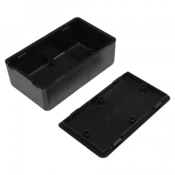 PureVolt Boîtier en plastique ABS – noir - 25 mm x 35 mm x 60 mm