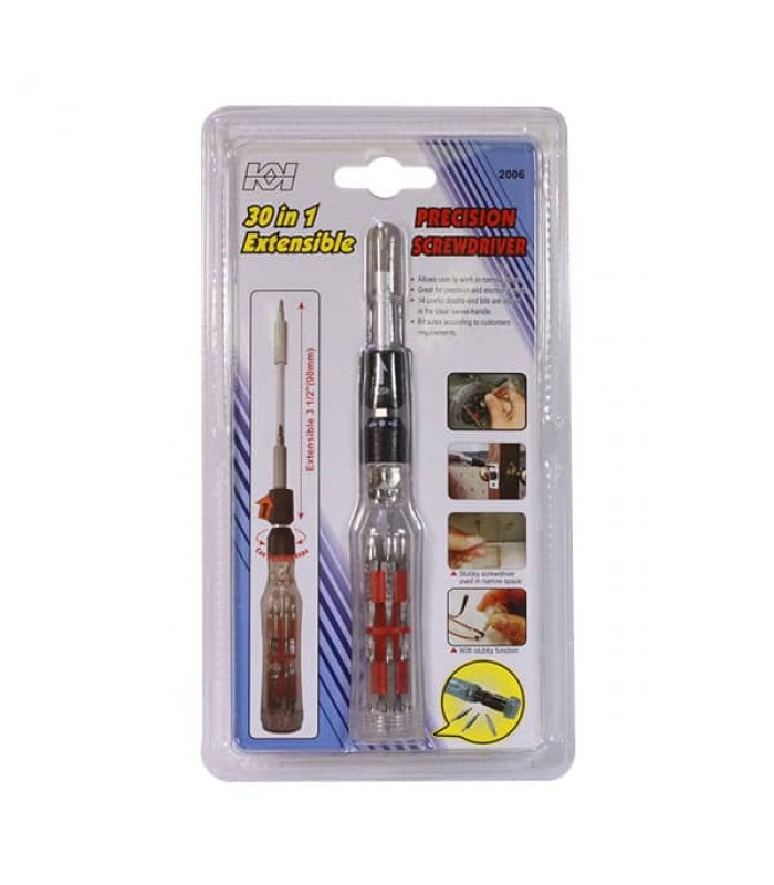 30-In-1 Extendable Gearless Precision Screwdriver