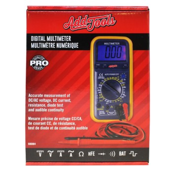 AddTools Multimètre numérique 500884
