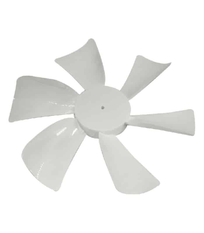 6 in Fan Blade for 0.125 in Round Bore - White