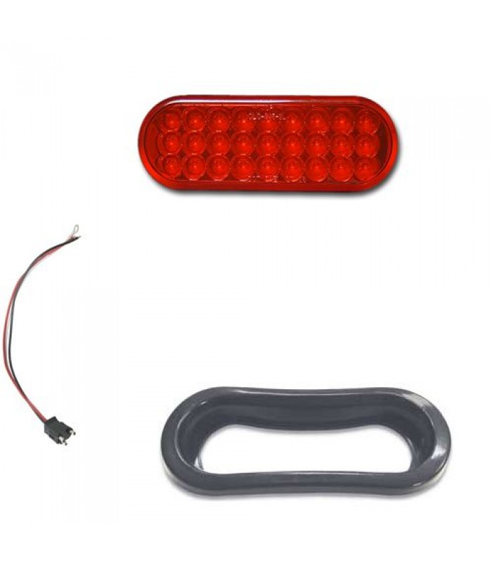 6 in - OVAL-TAIL-LED-W/GR-PLUG