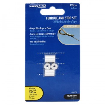 Ferrule and Stop Set – 3/32 in (2.4 mm)