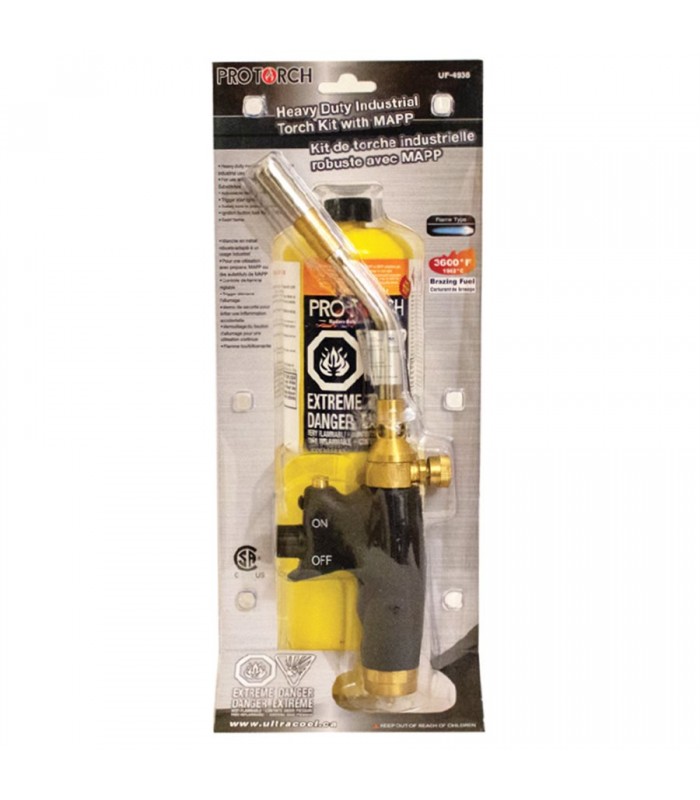 UF-4938 Pro Torch Heavy Duty Metal Handle Torch Kit