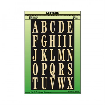 Hy-Ko Products Self Adhesive Vinyl Letters 3 in. High - 54 pieces