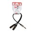 RedLink Mono 6.3 mm Male to 2 x Mono 6.3 mm Female Cable - 30 cm