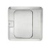 PureVolt Retractable Double GFCI Outlet for Floor - 125 V - 20 A - Stainless Steel