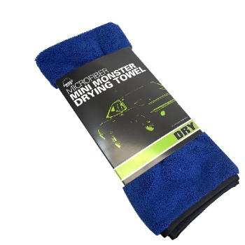  Chiffon de séchage en microfibre - 16 po. x 24 po. - Bleu