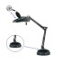 Architect Style Magnifying Lamp with LED Bulb and Organizer Base - 10 W - Black