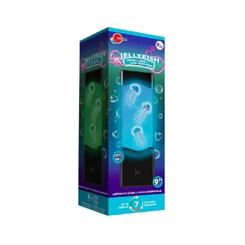 Lampe DEL avec méduses en mouvement - 7 couleurs - 22.86 cm