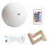 Moon-Shaped LED Lamp with Stand and Remote Control - 16 Colors - 14 cm