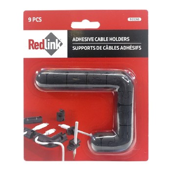 RedLink Ensemble de supports adhésifs emboitables pour câble - 9 pièces