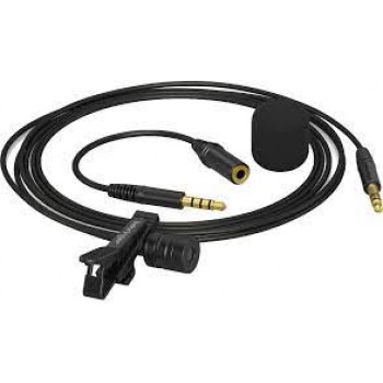 Behringer Professional-Grade Lavalier Cardioid Condenser Microphone for Mobile Devices - 3.5 mm
