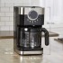 BLACK+DECKER Coffee Maker, Select-A-Size Easy Dial Control, Programmable Coffeemaker, Black and Stainless Steel