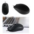 Microsoft Souris optique avec fil à 3 boutons - 1000 DPI - USB - Noir