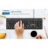 Philips SPK6234 Clavier filaire USB pour ordinateurs de bureau portables PC 104 Touches