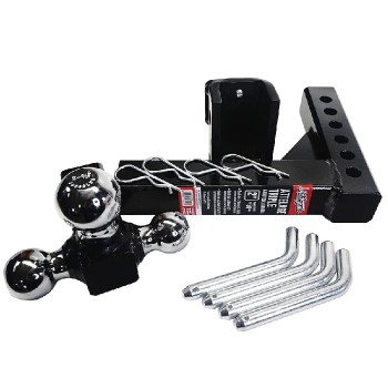 AddTools Ensemble d'attelage de remorque ajustable à 3 boules - 2 po.