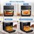 WowChef WQQ Extra-Large 20 Quart Digital Air Fryer Oven, 10-in-1 Combo with Racks