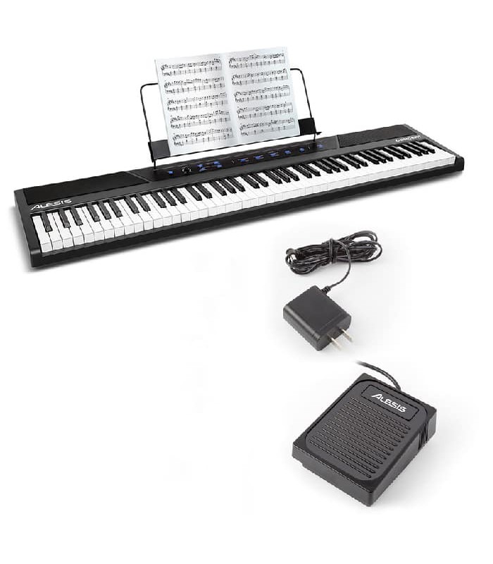 Alesis Portable Digital Piano with Sustain Pedal - 88-Key