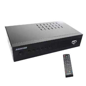 Ason Decor Convertisseur et enregistreur numérique pour téléviseur avec port USB intégré et télécommande