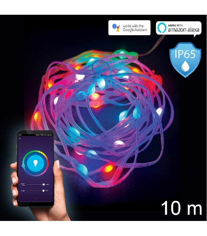 Ason Decor Smart LED String Lights - IP65 - RGB - 10 m