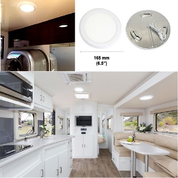 Ason Decor Lumière DEL ultra mince de surface - Blanc - 165 mm - 12 V - 8 W - 4000 K