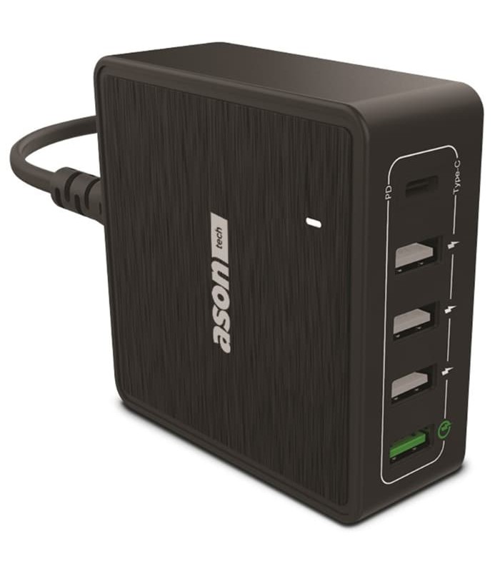 Ason Tech Chargeur mural USB Sorties USB-A et USB-C 60 Watt