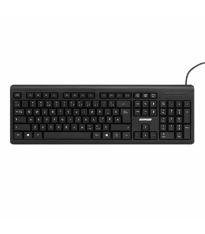 Ason Tech Wired Keyboard - USB - 104-Key