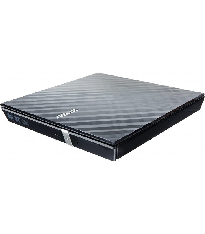 ASUS External Slim 8X DVD-RW Stylish Cut Design Optical Drive - Black