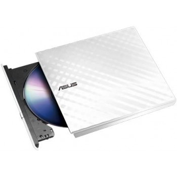 ASUS DVD-RW 8X externe fin avec design élégant - Blanc