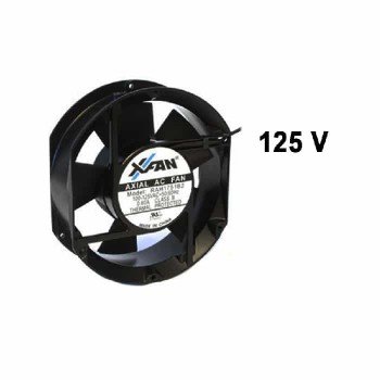 Axial Chassis Fan - 125 V AC - 172 mm x 150 mm x 51 mm