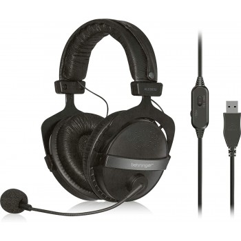 Behringer HLC660U Casque stéréo USB avec microphone intégré